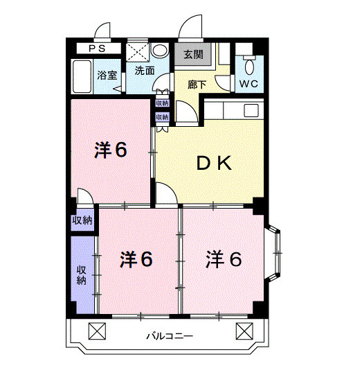 マリッチ赤城の間取り