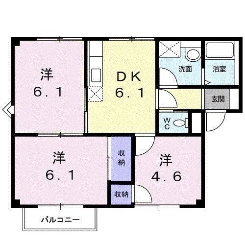 プラドールの間取り