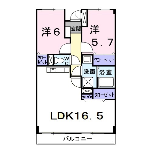 ヴィラ・アベニールの間取り