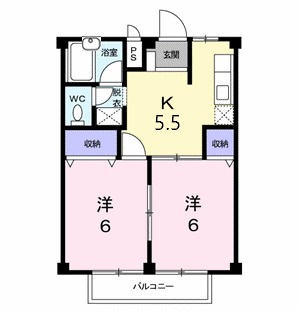 リバーサイドビラⅢの間取り