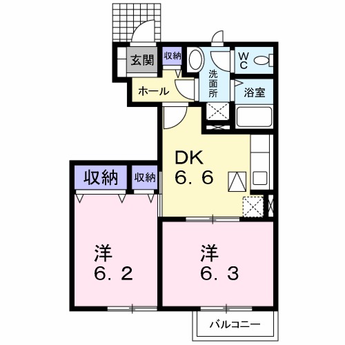 Treasure Town Aの間取り