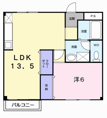 ハイツ宮ノ前の間取り