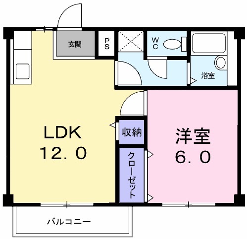 スクエアユース美輝Bの間取り