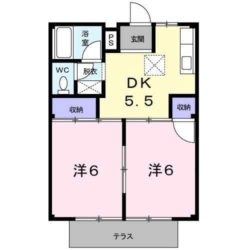 シティハイツフォレストの間取り