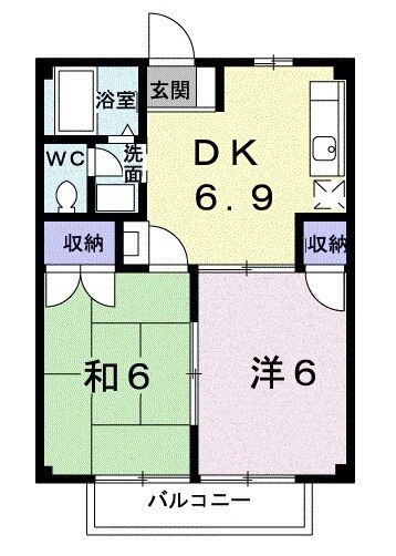 ウェアハウスBの間取り