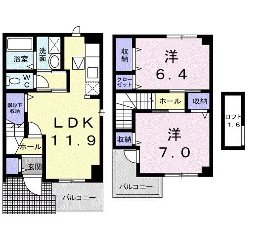クアトロ ヴィータの間取り
