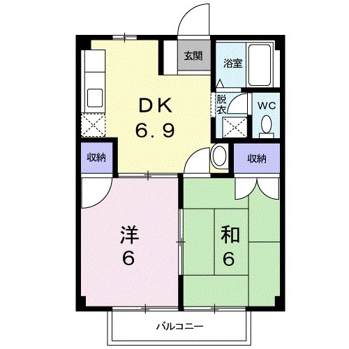 エステートマルモの間取り