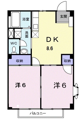リバーストーンⅠの間取り
