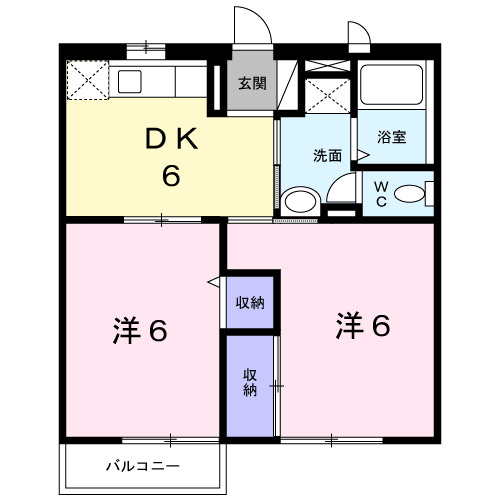 サンビューハウスの間取り