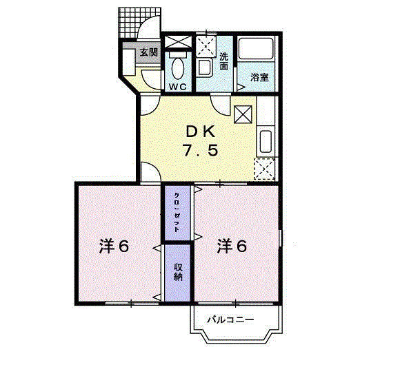 ソルフィ- Eの間取り