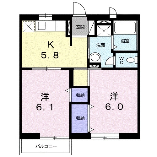 リバーサイドユキの間取り