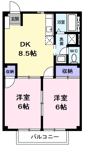 ニューシティー原島の間取り