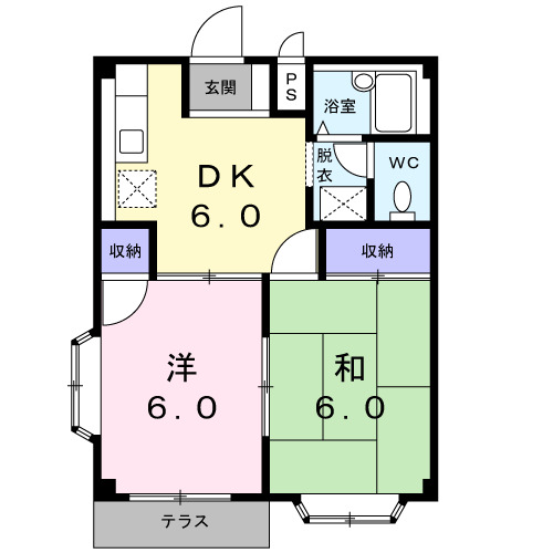 メゾンクレールの間取り