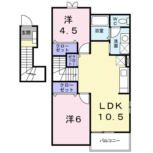 チェスターコートBの間取り