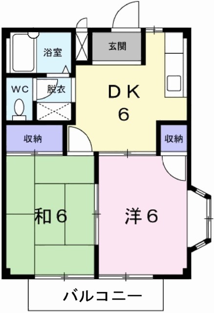シティハイツ鳥谷の間取り
