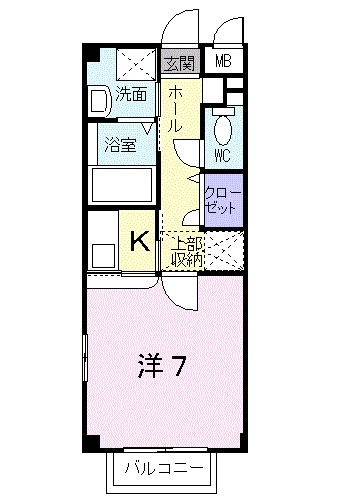 プロムナードひばりの間取り