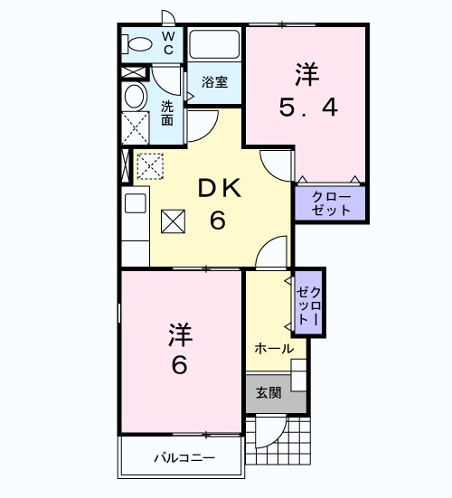 白蔵ⅢBの間取り