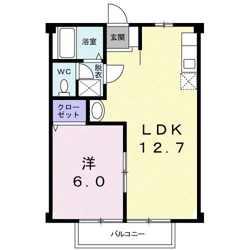 キャッスル神田川の間取り