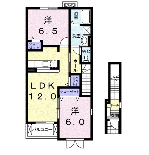 カームリーの間取り