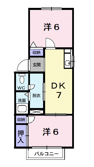 セピアガーデン高橋の間取り