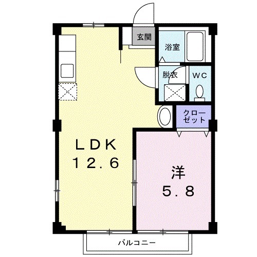 ファミールコートⅢの間取り