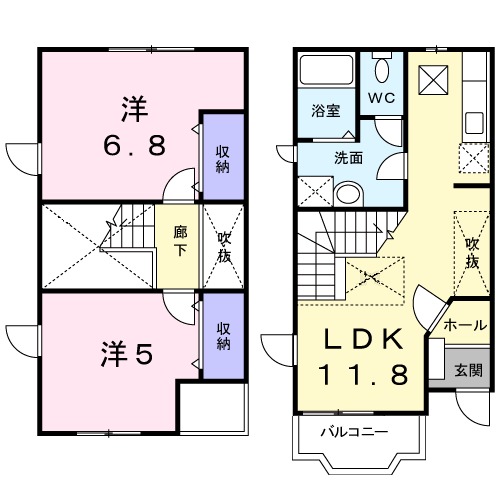 レジデンス YNKの間取り