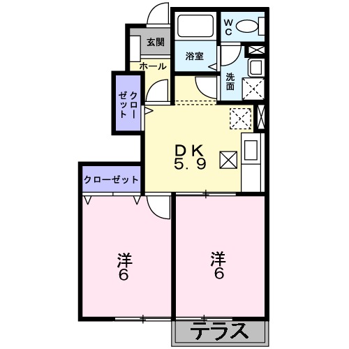 ベルツサカイの間取り