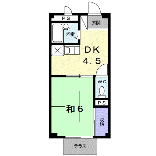 グリーンハイツ福栄の間取り