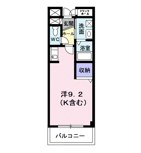 ツインスターBの間取り