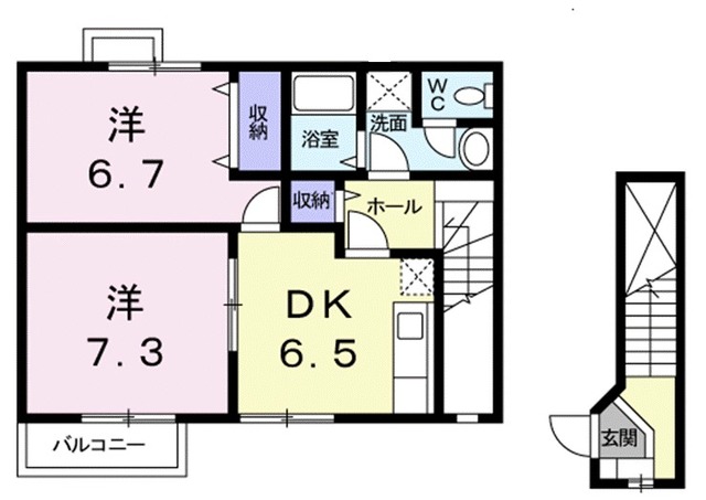 カトリエーム宮本の間取り