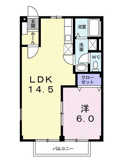 パークハイツYの間取り