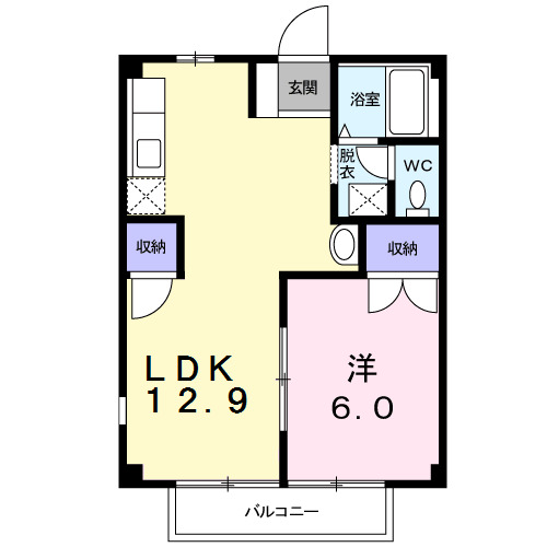 エスタシオンⅠの間取り