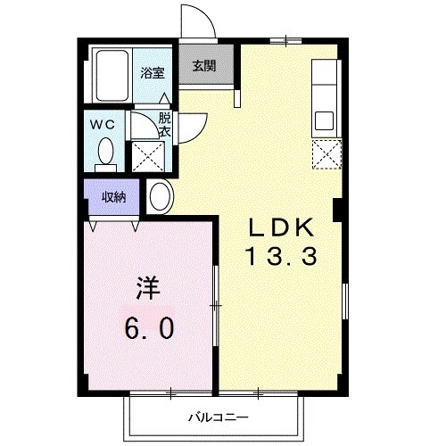 グリーンヒルズⅡの間取り