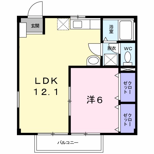 ニューシティコスモⅡの間取り