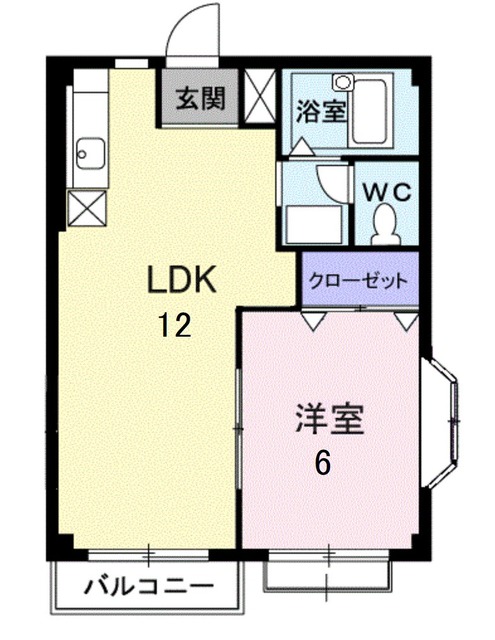 西ヶ丘ハイツの間取り