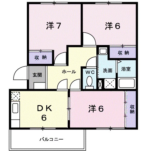 プレイスガーデンの間取り