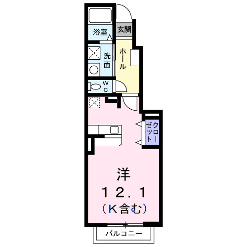 サン フィット2の間取り