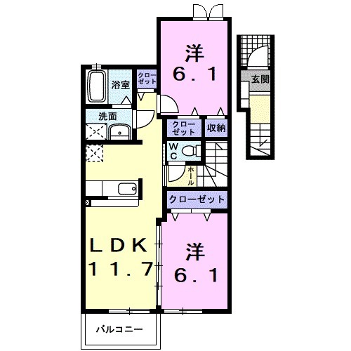 リーヴァ エストの間取り
