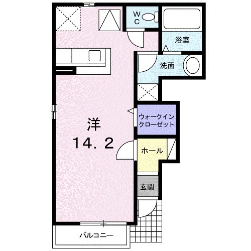 コンフォートCの間取り