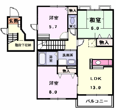 ラフィネRSAの間取り