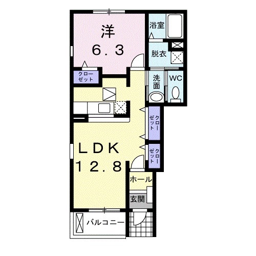 カメリア フルールの間取り