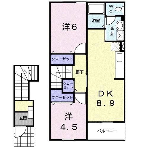 グリーングラスの間取り