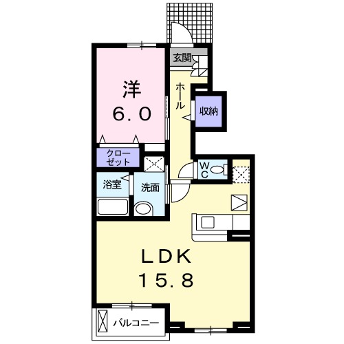 マイスター青山Ⅱの間取り