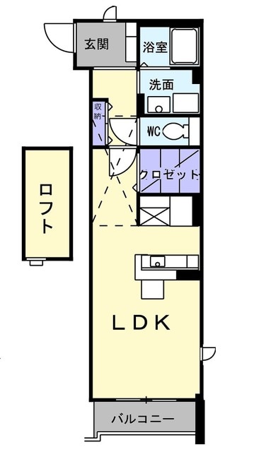 シャルマン 郷東の間取り