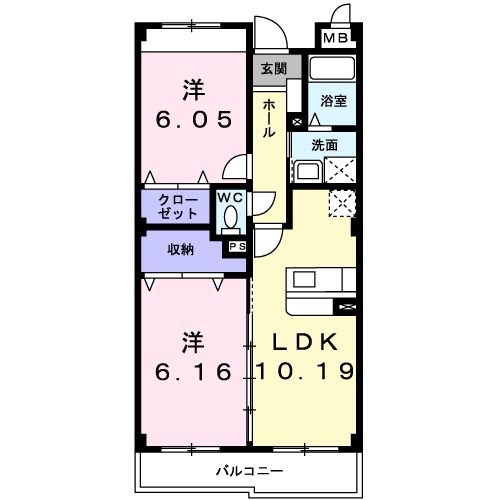 プルミエール・クラスⅢAの間取り