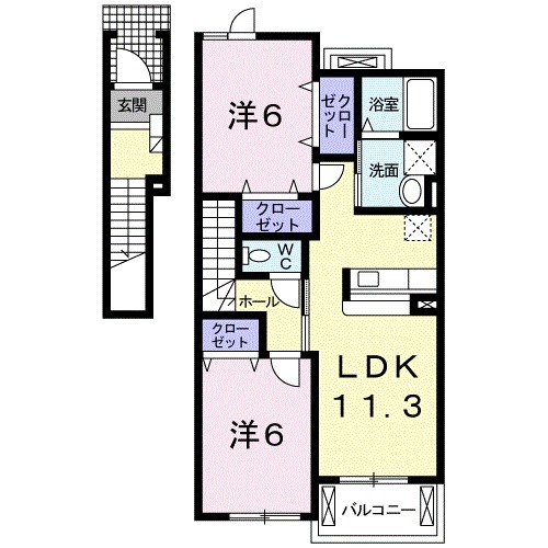 プラシードⅠの間取り