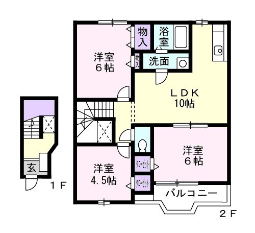 フルール・桜森の間取り