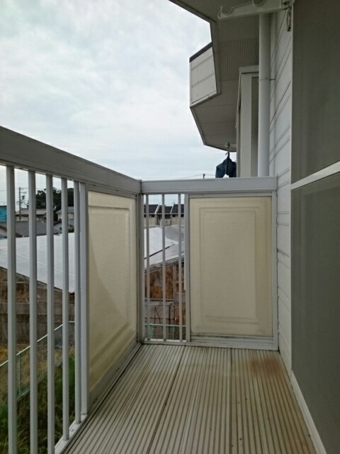 12/24 バルコニー