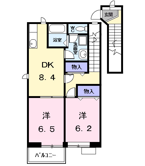 アネックス1の間取り