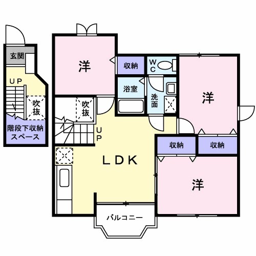 グラン.ビレッジΒの間取り